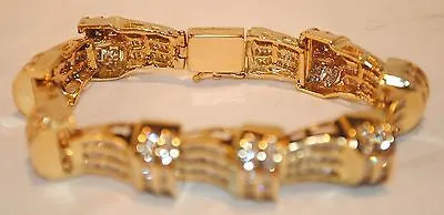 12 Carat Vintage Diamond Bracelet in Yellow Gold - $30K VALUE