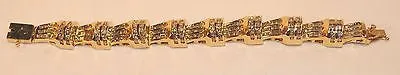 12 Carat Vintage Diamond Bracelet in Yellow Gold - $30K VALUE
