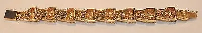 12 Carat Vintage Diamond Bracelet in Yellow Gold - $30K VALUE