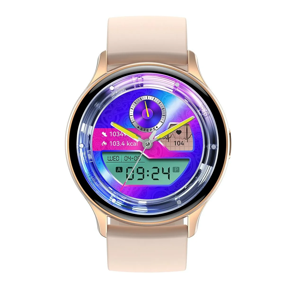 1.43 Inch Bt5.0 Ip67 Sport Smart Watch Support Bluetooth Call / Message Notification / Heart Rate / Blood Pressure Health Monitor