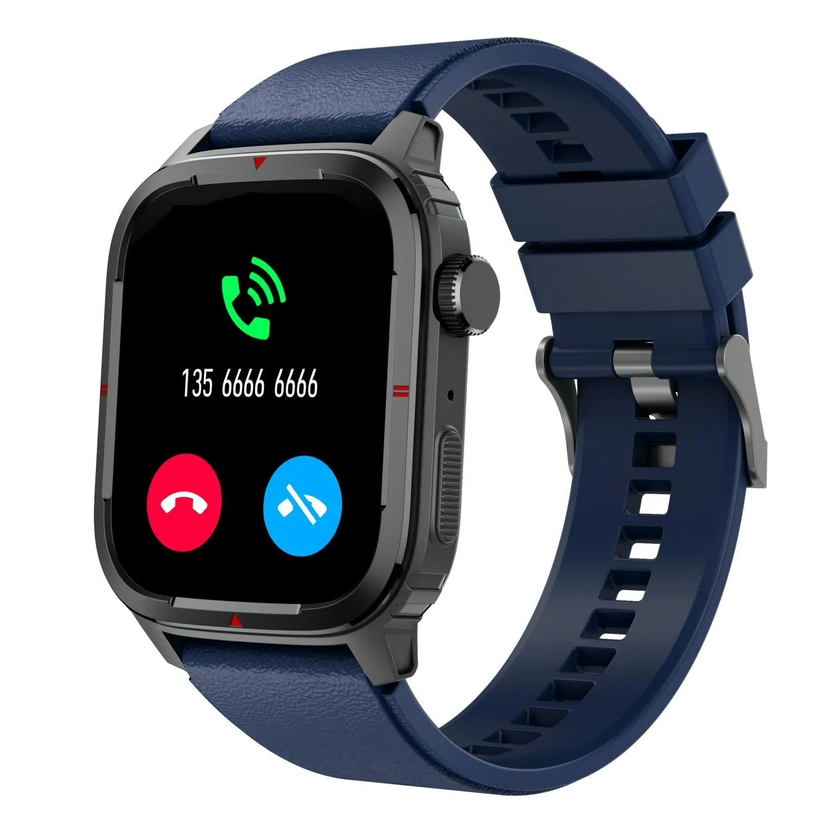 1.7 Inch Tft Hd Screen Smart Watch Support Bluetooth Calling / Blood Pressure Monitoring