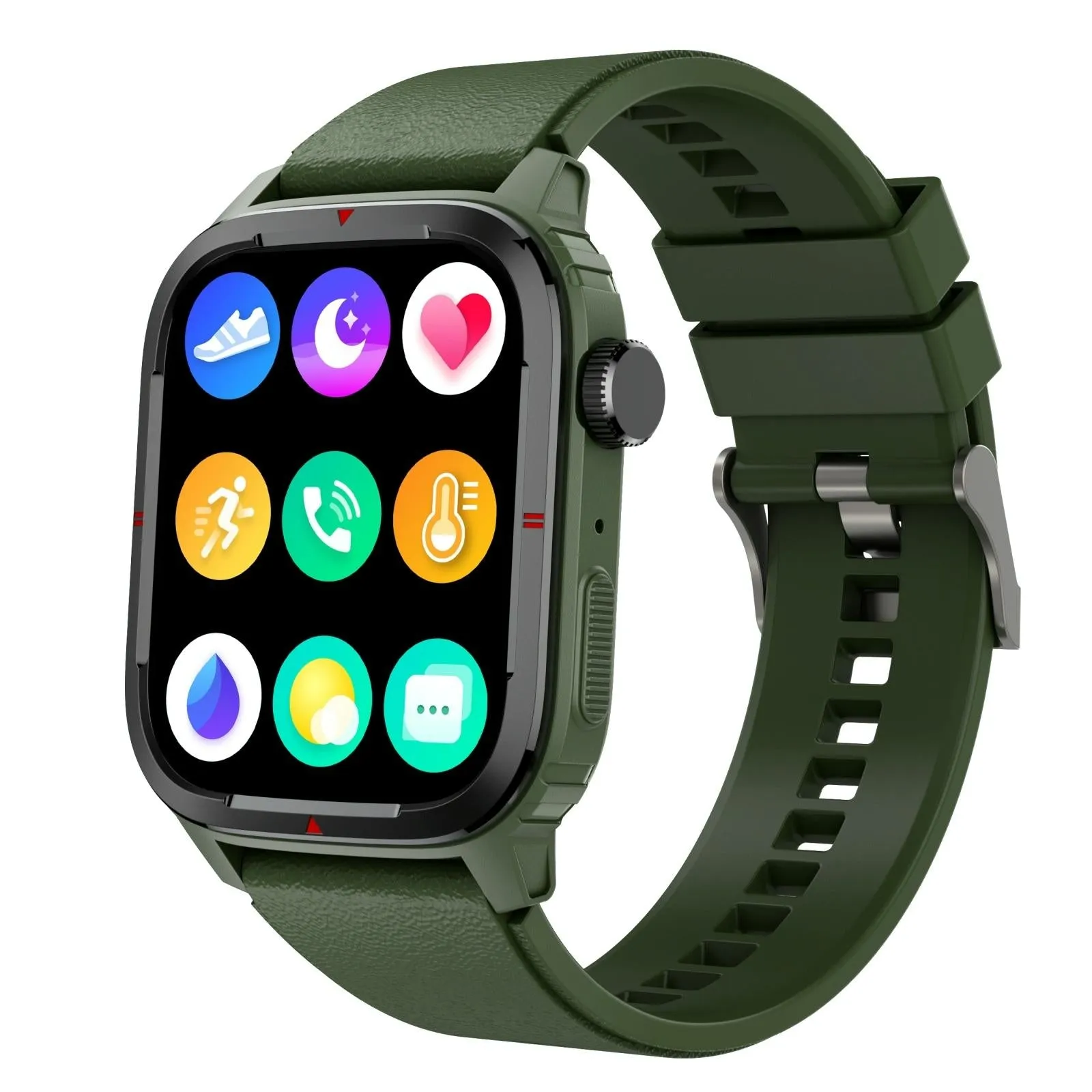 1.7 Inch Tft Hd Screen Smart Watch Support Bluetooth Calling / Blood Pressure Monitoring