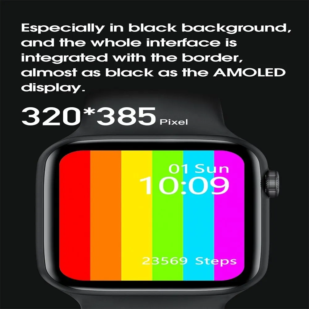 1.75 Inch Ips Smart Watch Waterproof Temp / Heart / Bp / Sleep Monitoring