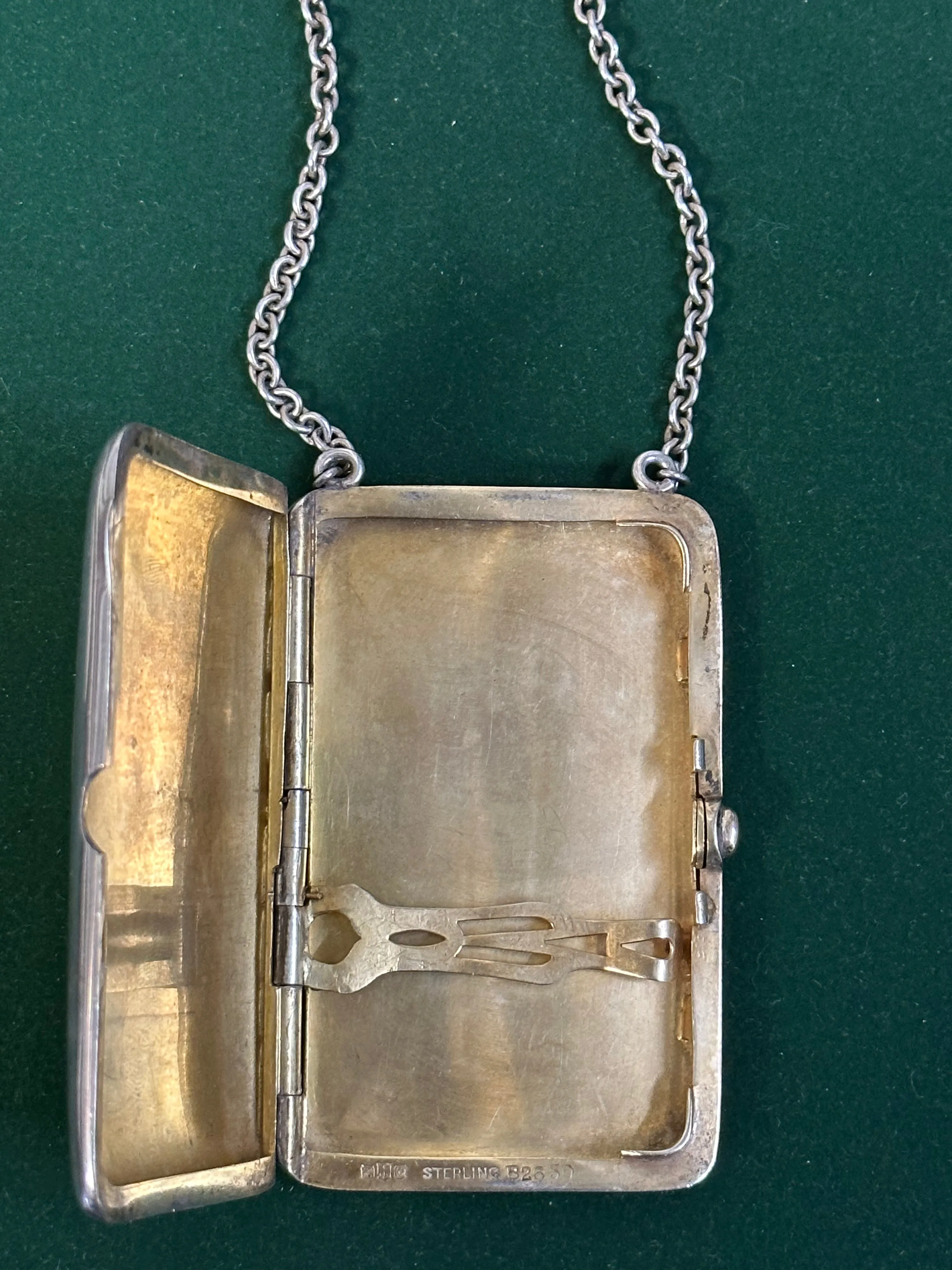 1900S ANTIQUE GORHAM STERLING SILVER BEAUTIFUL WOMEN CASE - $4.000,00 APR W/ COA!