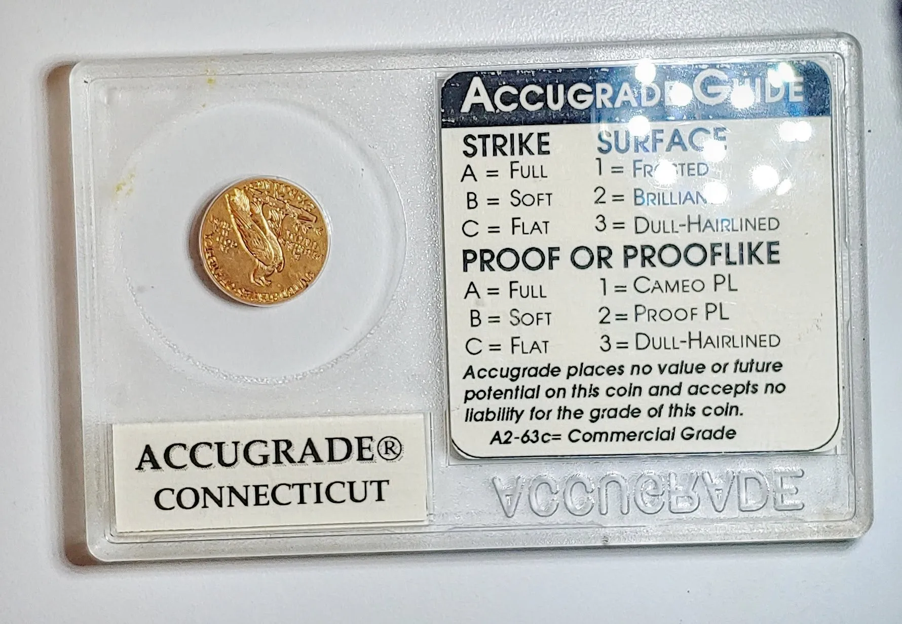 1908 Indian Head $2.50 Coin MS-63 (ACG) - $1.5K APR Value w/ CoA! ✿✓