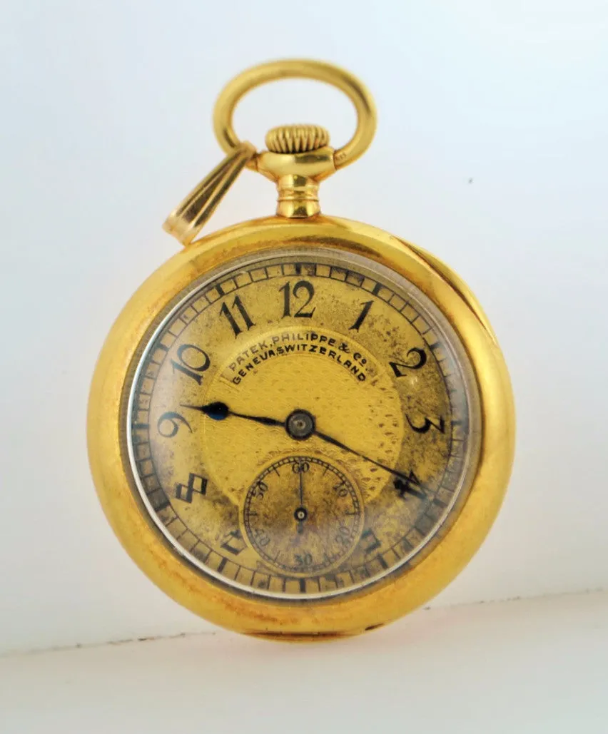 1910 Lady's Patek Philippe Miniature Pocket Watch in 18K Yellow Gold - $20K VALUE