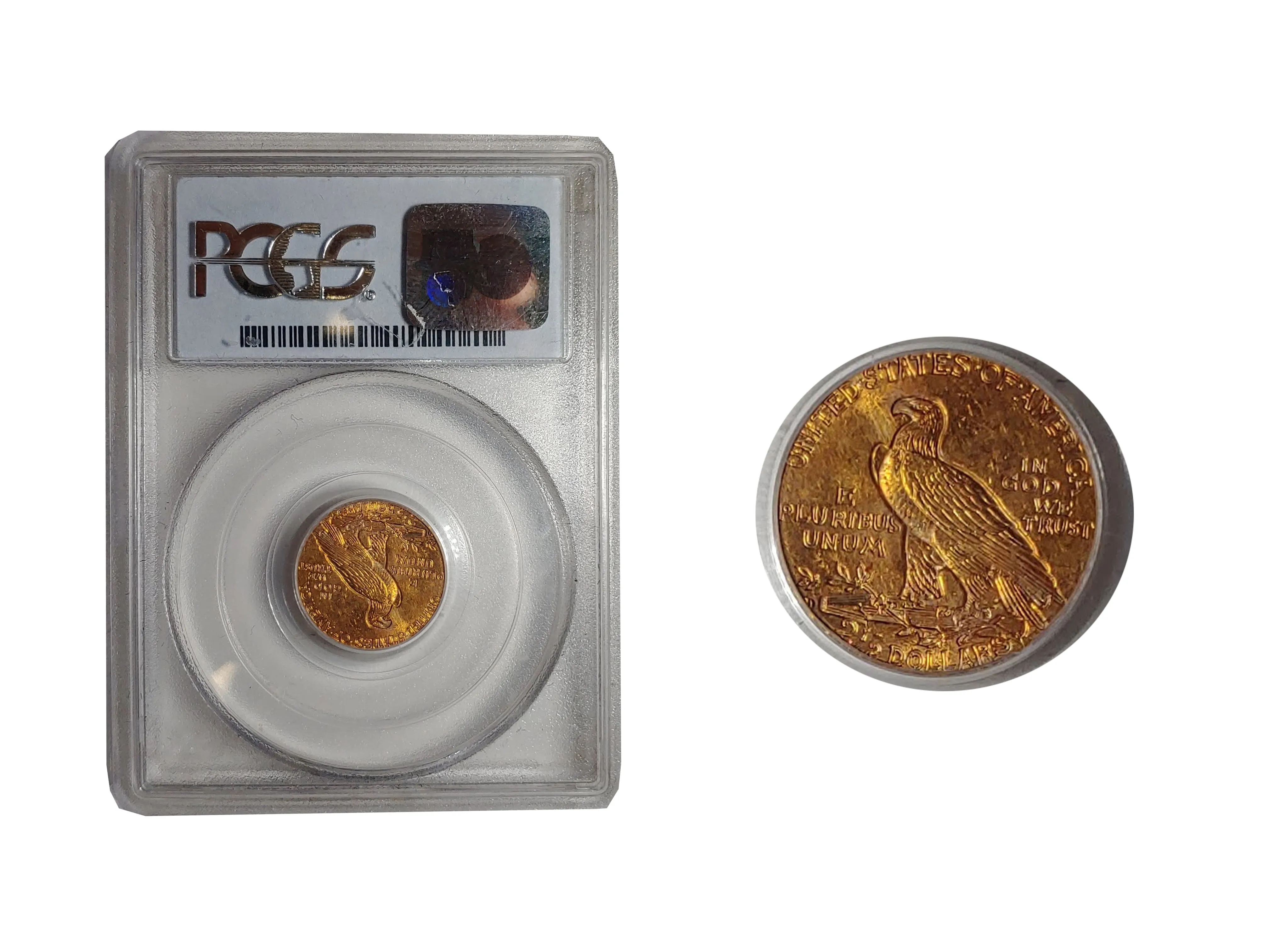1914-D Indian Head Quarter Eagle MS-63 (PCGS) - $3K APR Value w/ CoA! ✿✓