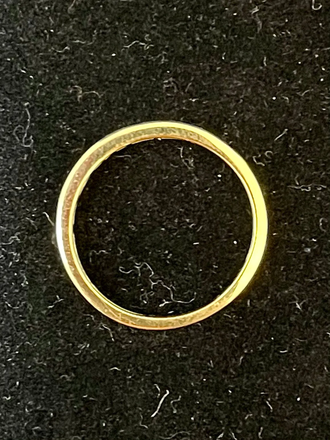 1920s European Design 18KYG Channel setting Diamond Band Ring - $4K APR Value w/CoA!