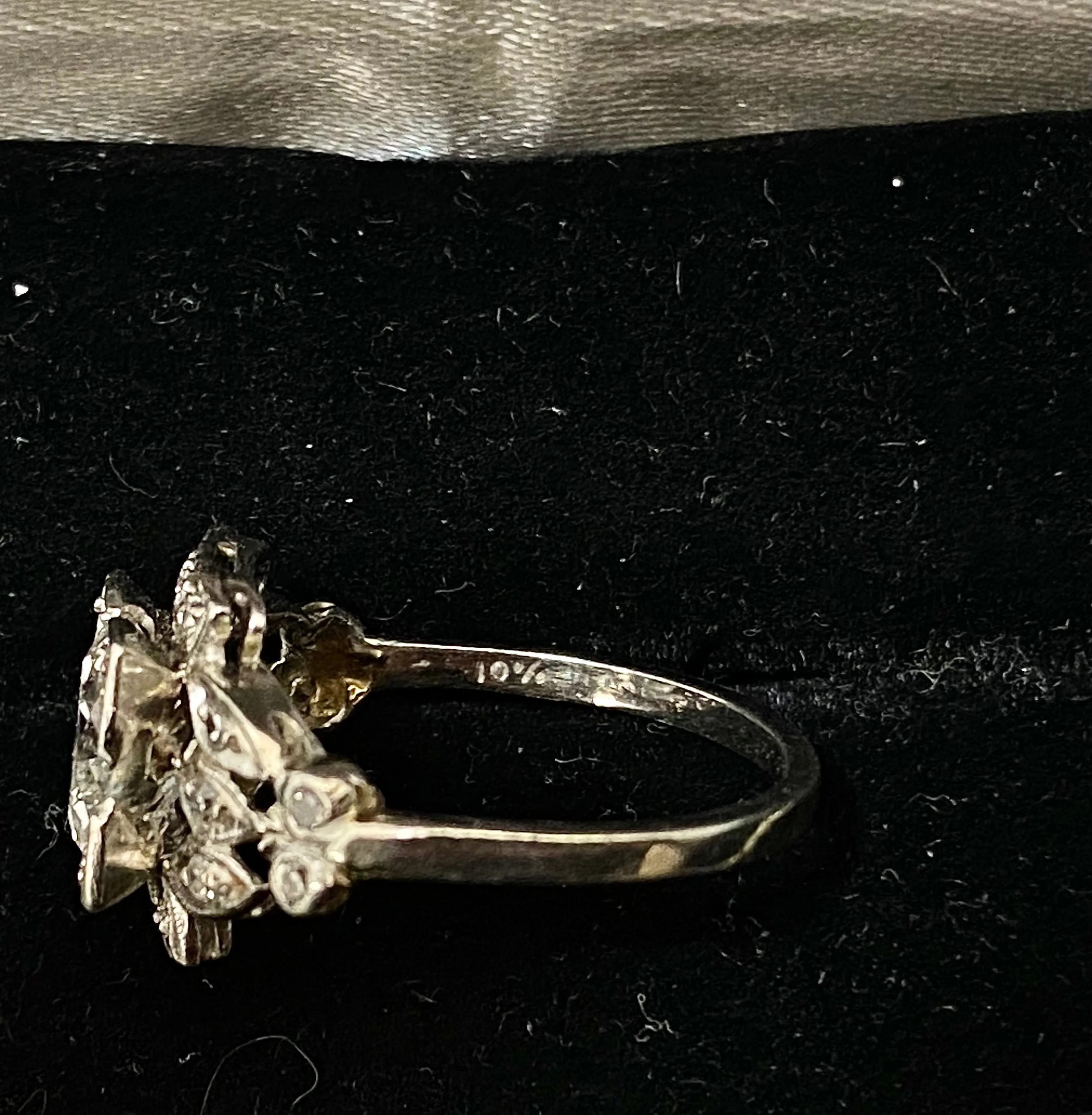 1920's Filigree style Platinum with 17 Diamonds Ring - $80K Appraisal Value w/ CoA! }