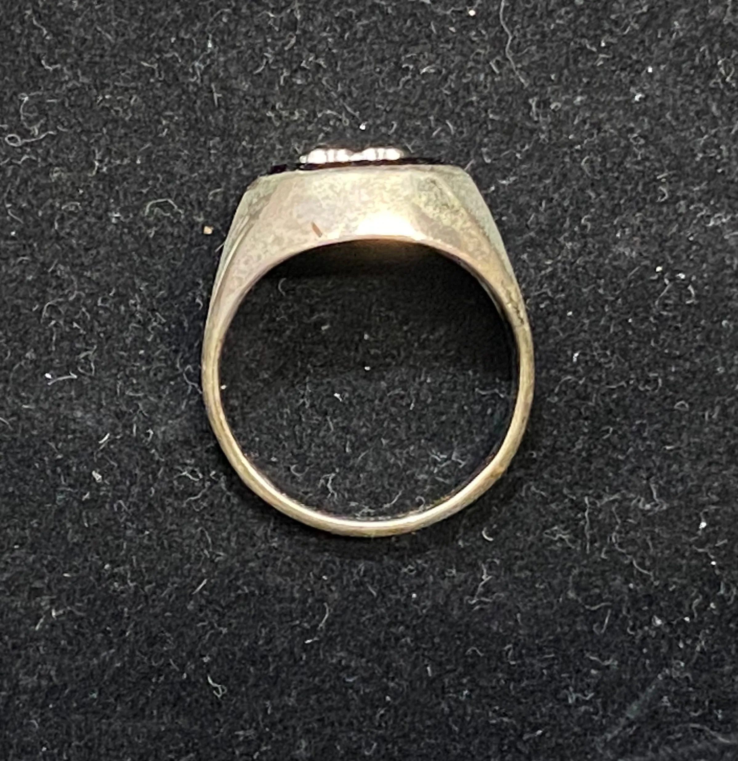 1930’s Antique Designer Sterling Silver Onyx Ring - $2.5K Appraisal Value w/CoA}