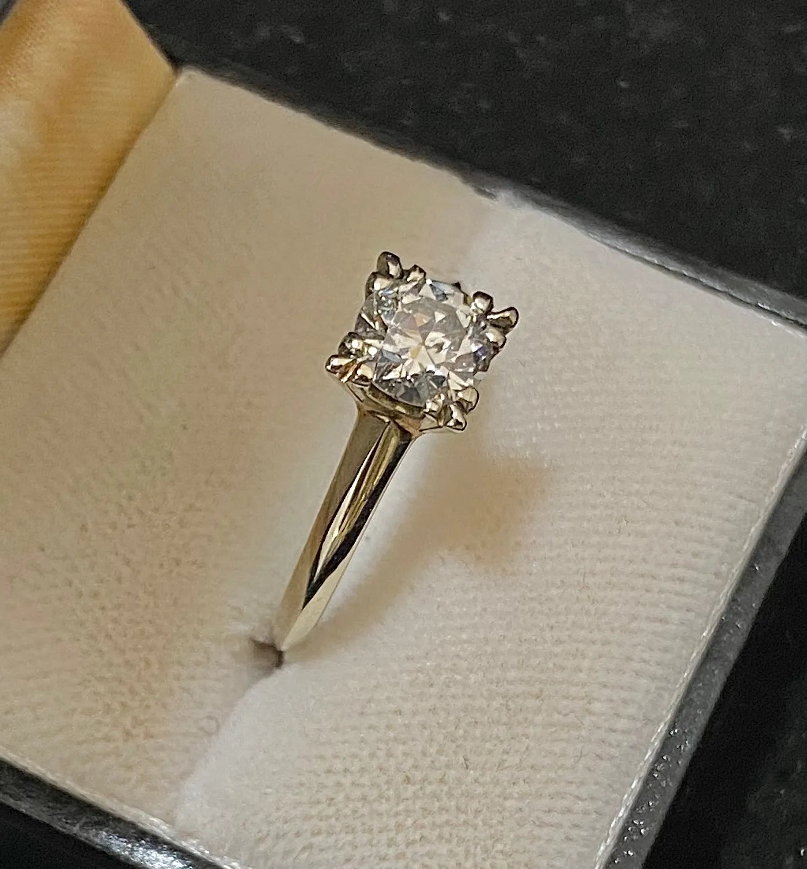 1930's Antique SWG Old Mine Diamond Ring - $20K Appraisal Value w/CoA}
