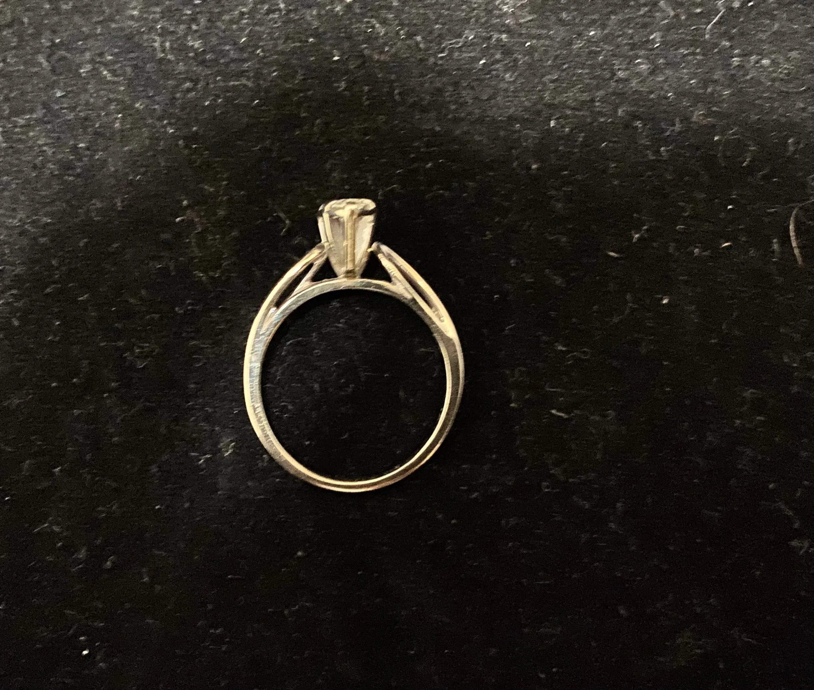1940's Antique Design Solid White Gold with Diamond Ring - $6K Appraisal Value w/ CoA! }