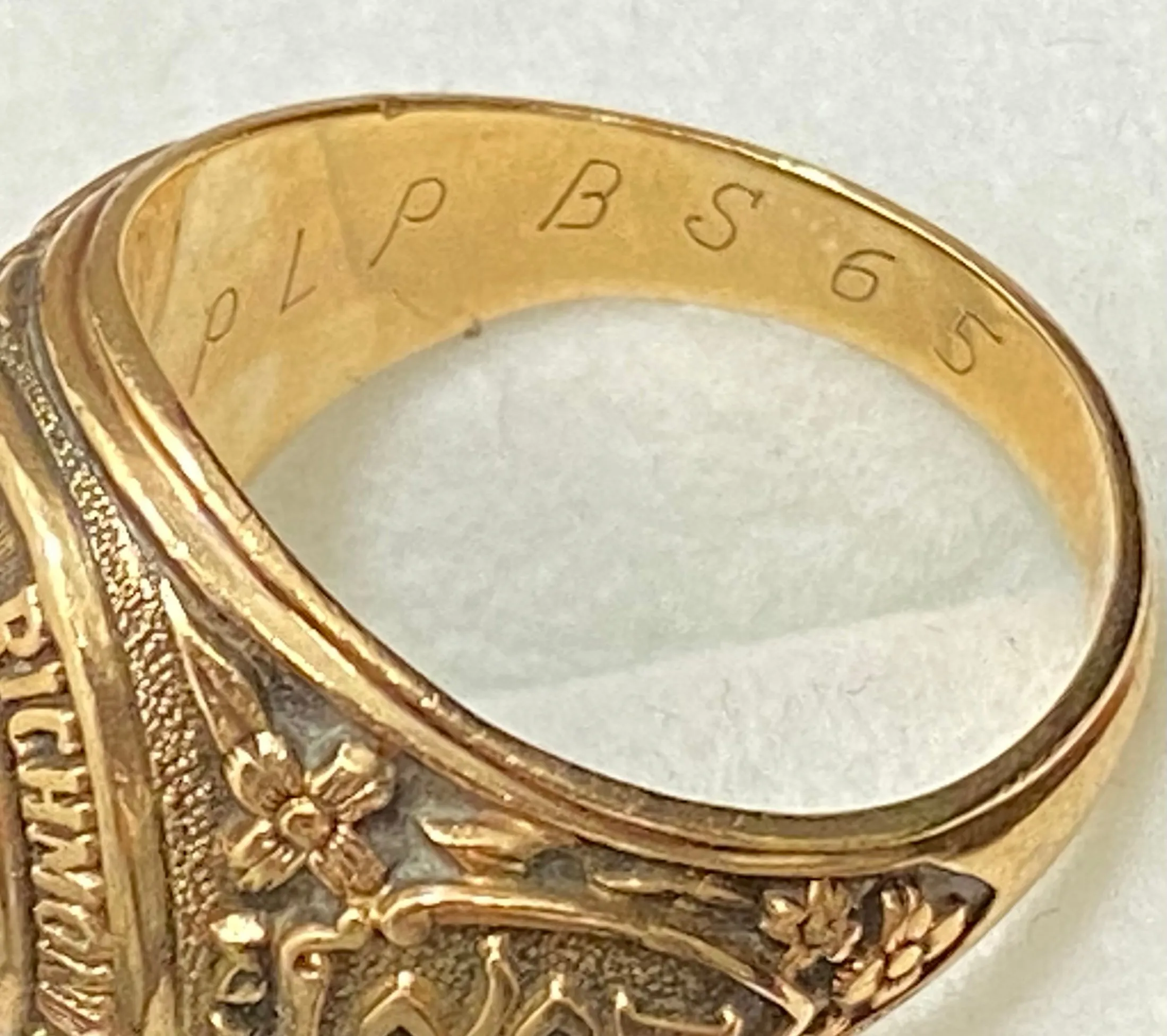1940’s Richmond Professional Institute Solid Yellow Gold with Onyx Class Ring - $6K Appraisal Value w/CoA}