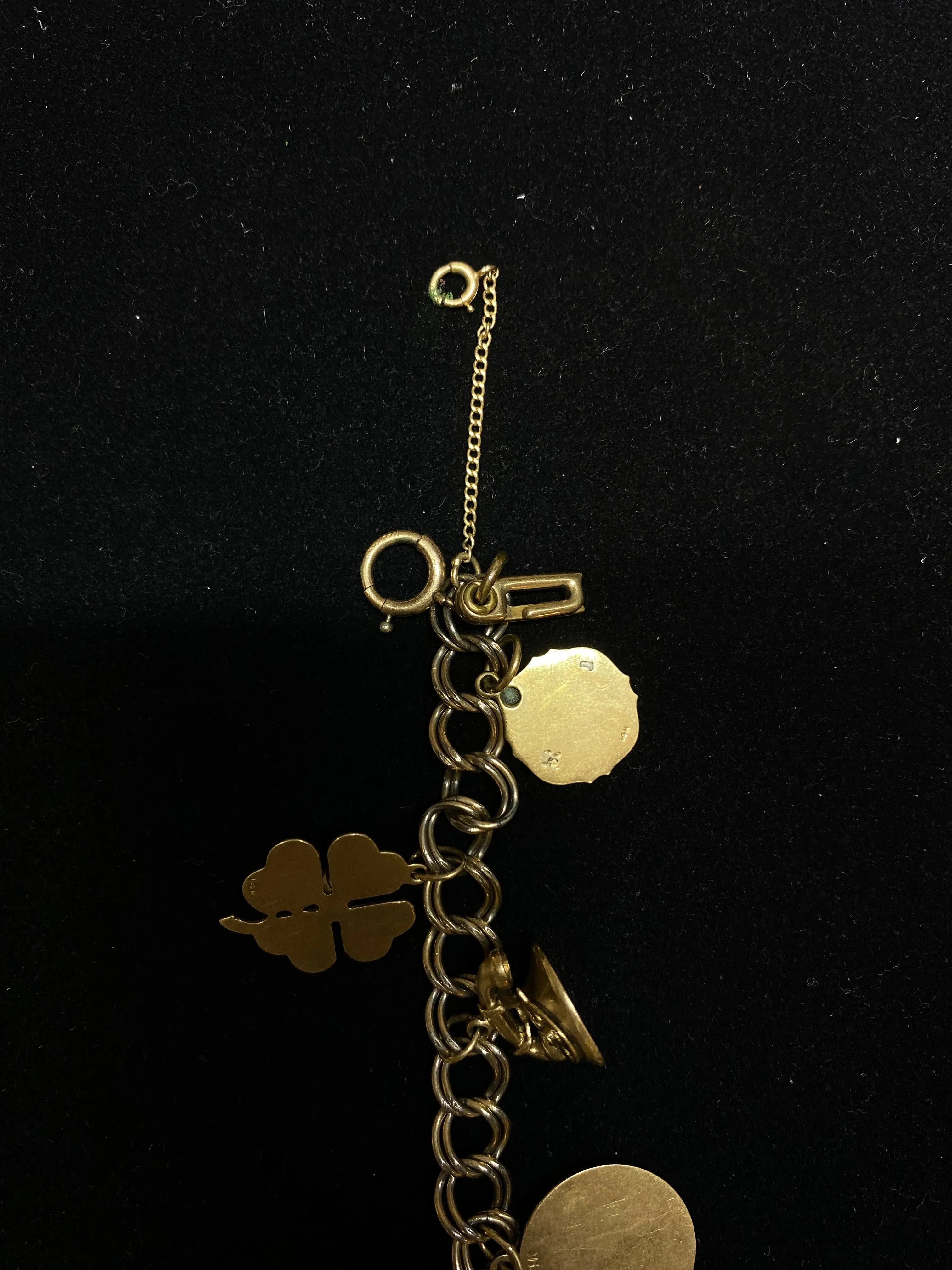1950's Antique SYG Multi Charm Locket Bracelet - $10K Appraisal Value w/ CoA}