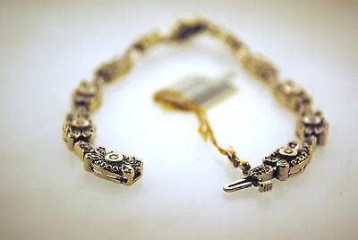 1960s Stunning 2 Carat Diamond Flower Link Bracelet in Solid 14K White Gold - $15K VALUE
