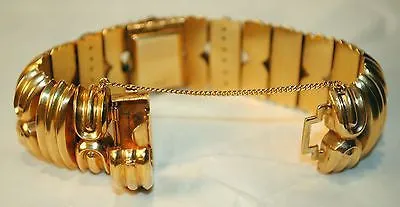 1960s Vintage Diamond Bracelet with Covered Mignon Watch in 14K Yellow Gold - $50K VALUE