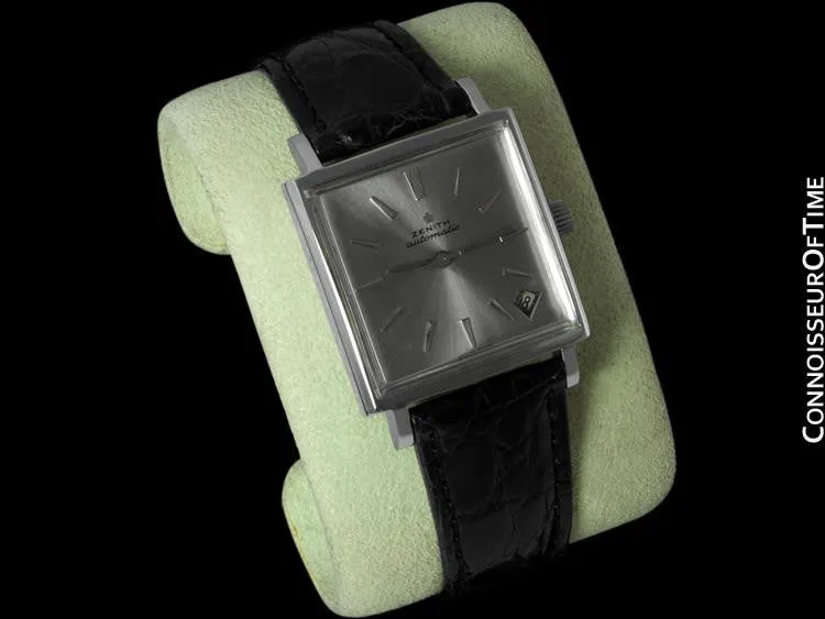 1960's Zenith JFK John F. Kennedy Vintage (Respirator) Automatic Mens Watch - Stainless Steel