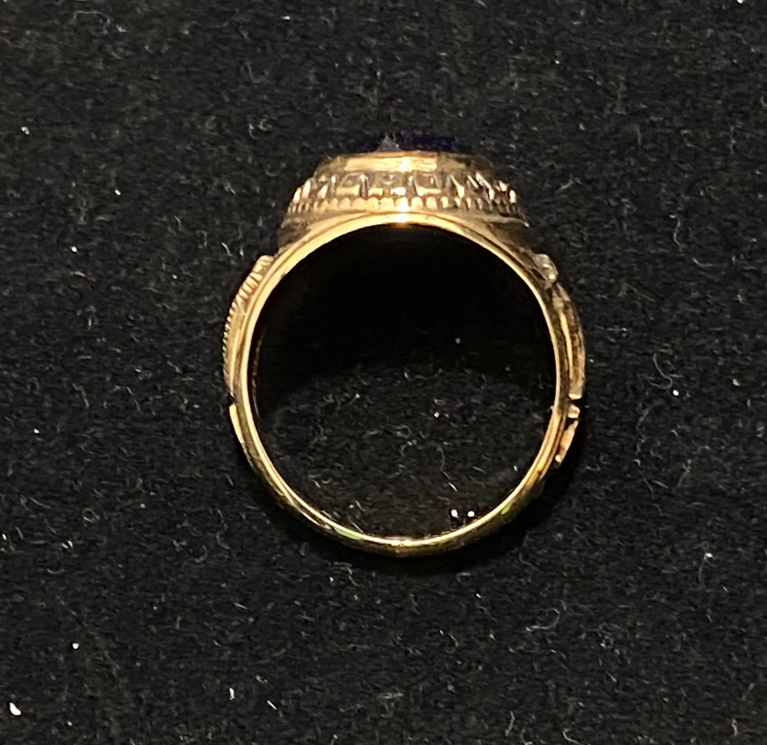 1974 Storm King School Class Ring in Solid Yellow Gold - $6K Appraisal Value w/CoA}
