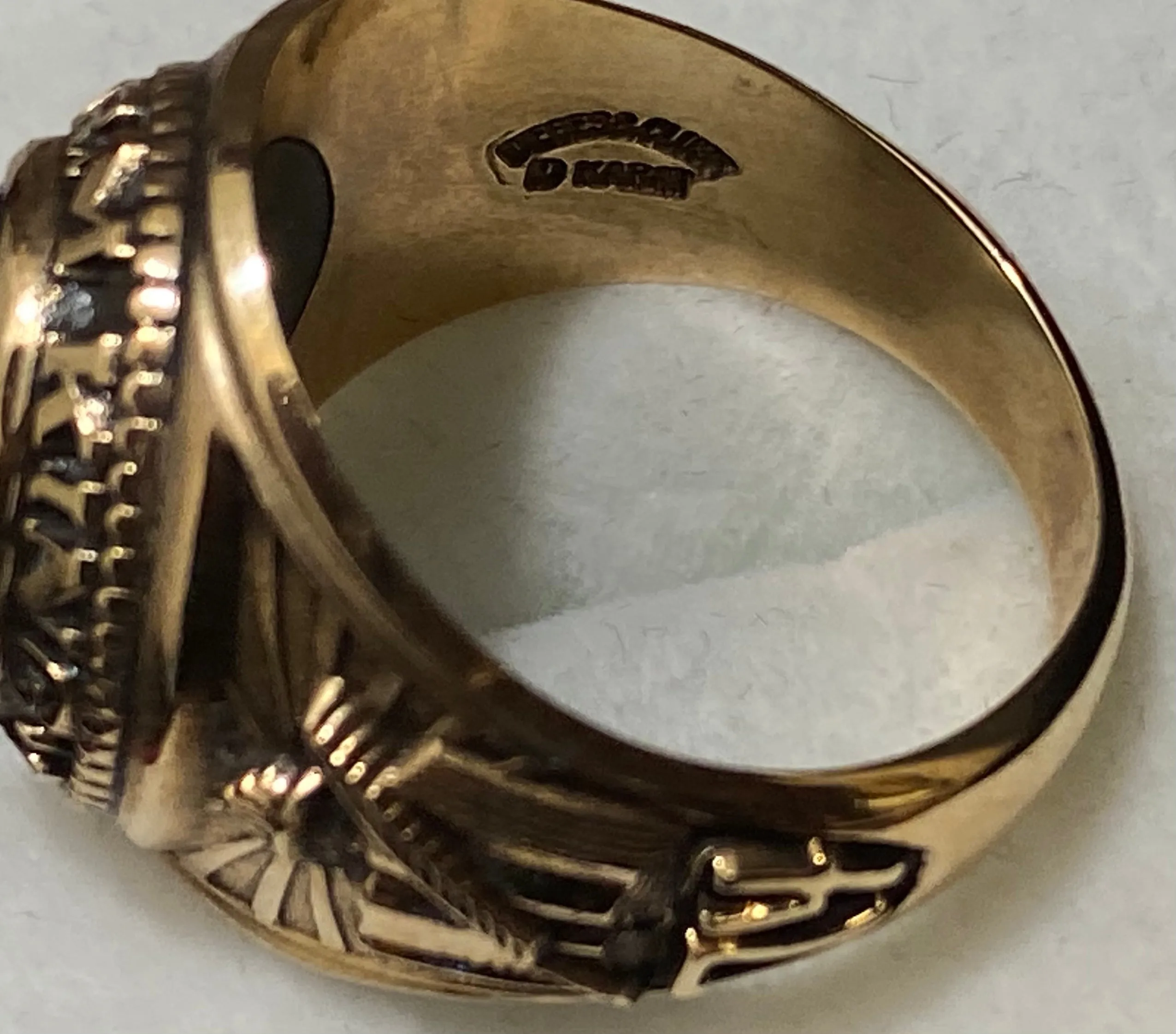1974 Storm King School Class Ring in Solid Yellow Gold - $6K Appraisal Value w/CoA}