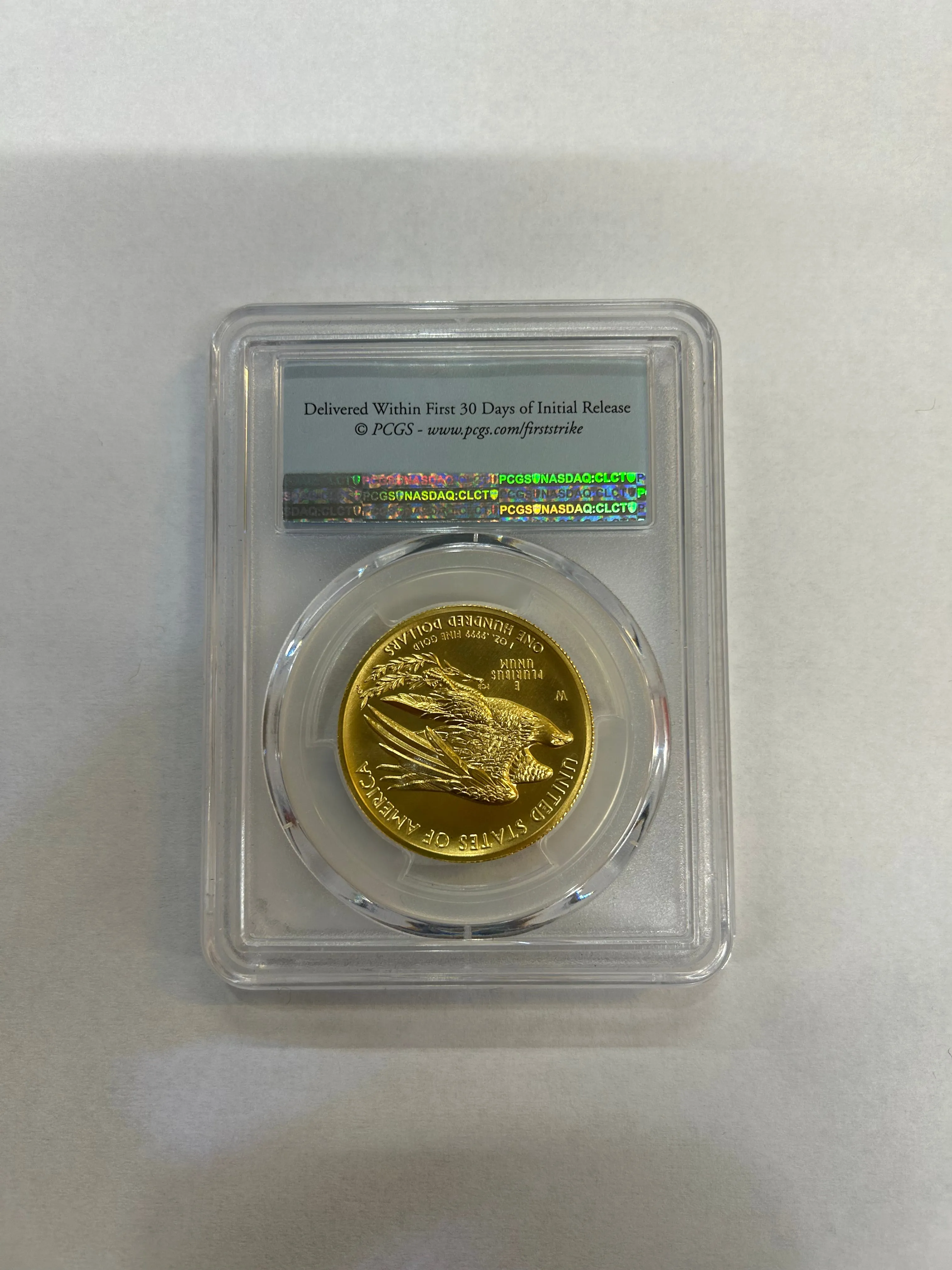 2015-W MS70 PCGS HIGH RELIEF LIBERTY $100 UNC. PURE GOLD COIN - $5K APR w COA!!!