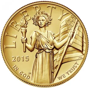 2015-W MS70 PCGS HIGH RELIEF LIBERTY $100 UNC. PURE GOLD COIN - $5K APR w COA!!!