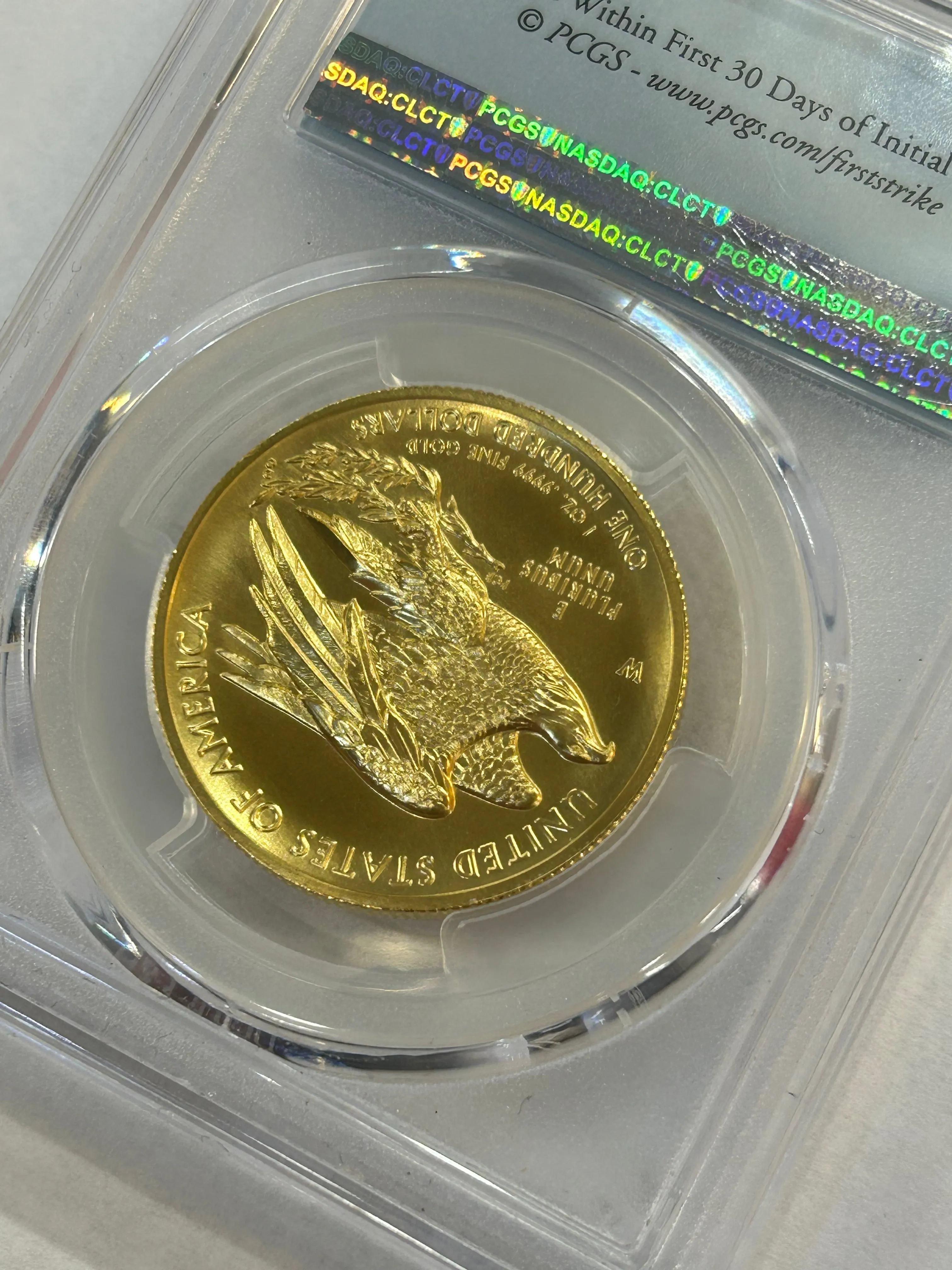 2015-W MS70 PCGS HIGH RELIEF LIBERTY $100 UNC. PURE GOLD COIN - $5K APR w COA!!!
