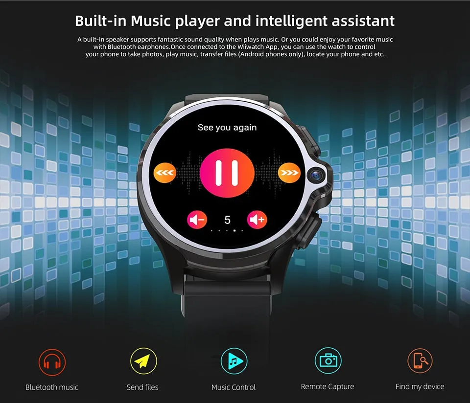 2020 Newest Smart Watch SIM Card Bluetooth Phone Call GPS Smartwatch Heart Rate Blood Pressure Monitoring Sports Modes Men Women