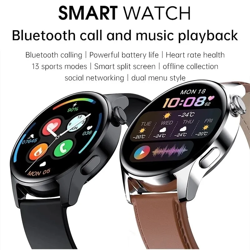 2022 New Smart Watch Men Waterproof Sport Fitness Tracker Multifunction Bluetooth Call Smartwatch Man For Android IOS HUAWEI BOX