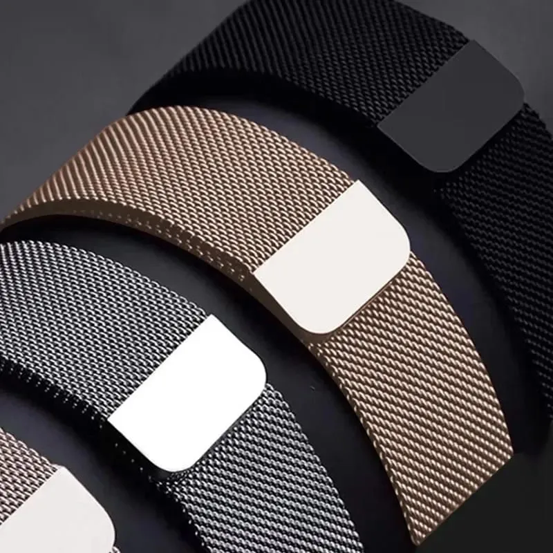 20MM MAGNETIC CHAIN STRAPS FOR MIBRO WATCH C2, MIBRO AIR, MIBRO COLOUR