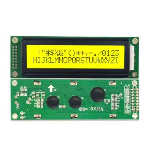 20x2 2002 Character LCD Display Green Color