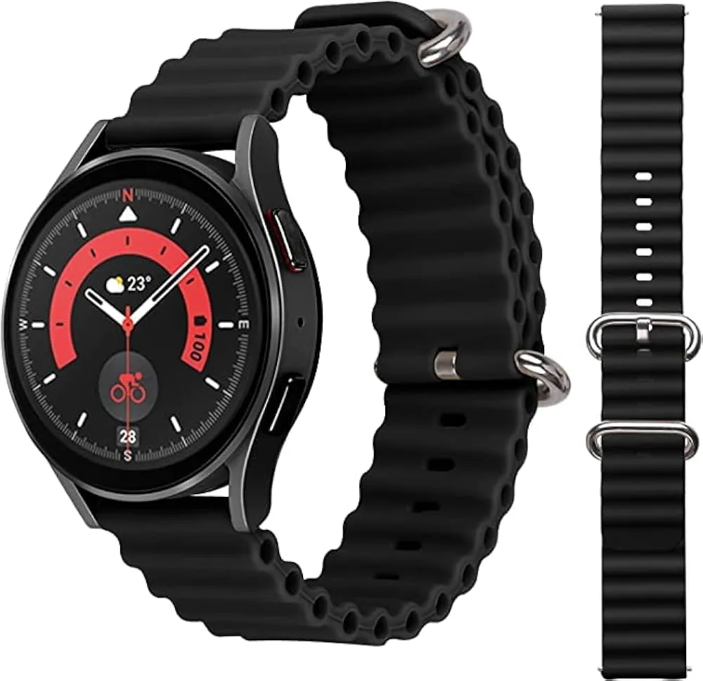22MM OCEAN LOOP SILICON STRAPS FOR HUAWEI WATCH GT2 PRO, GT3 46MM, GT3 PRO, WATCH 3 PRO, WATCH 4