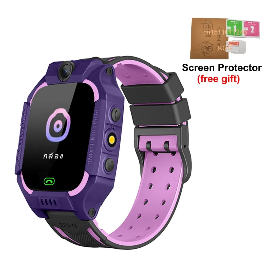 2G Kids Smart Phone Watch Math Game Flashlight LBS Location With Camera SOS Call Back Monitor Children Smartwatch For Gifts