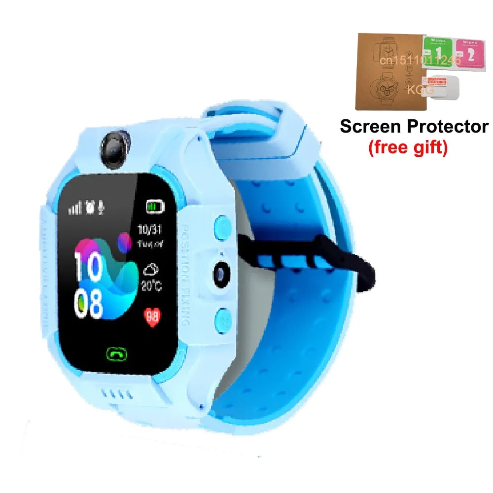 2G Kids Smart Phone Watch Math Game Flashlight LBS Location With Camera SOS Call Back Monitor Children Smartwatch For Gifts