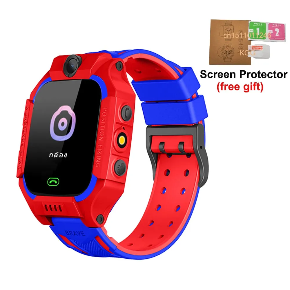 2G Kids Smart Phone Watch Math Game Flashlight LBS Location With Camera SOS Call Back Monitor Children Smartwatch For Gifts