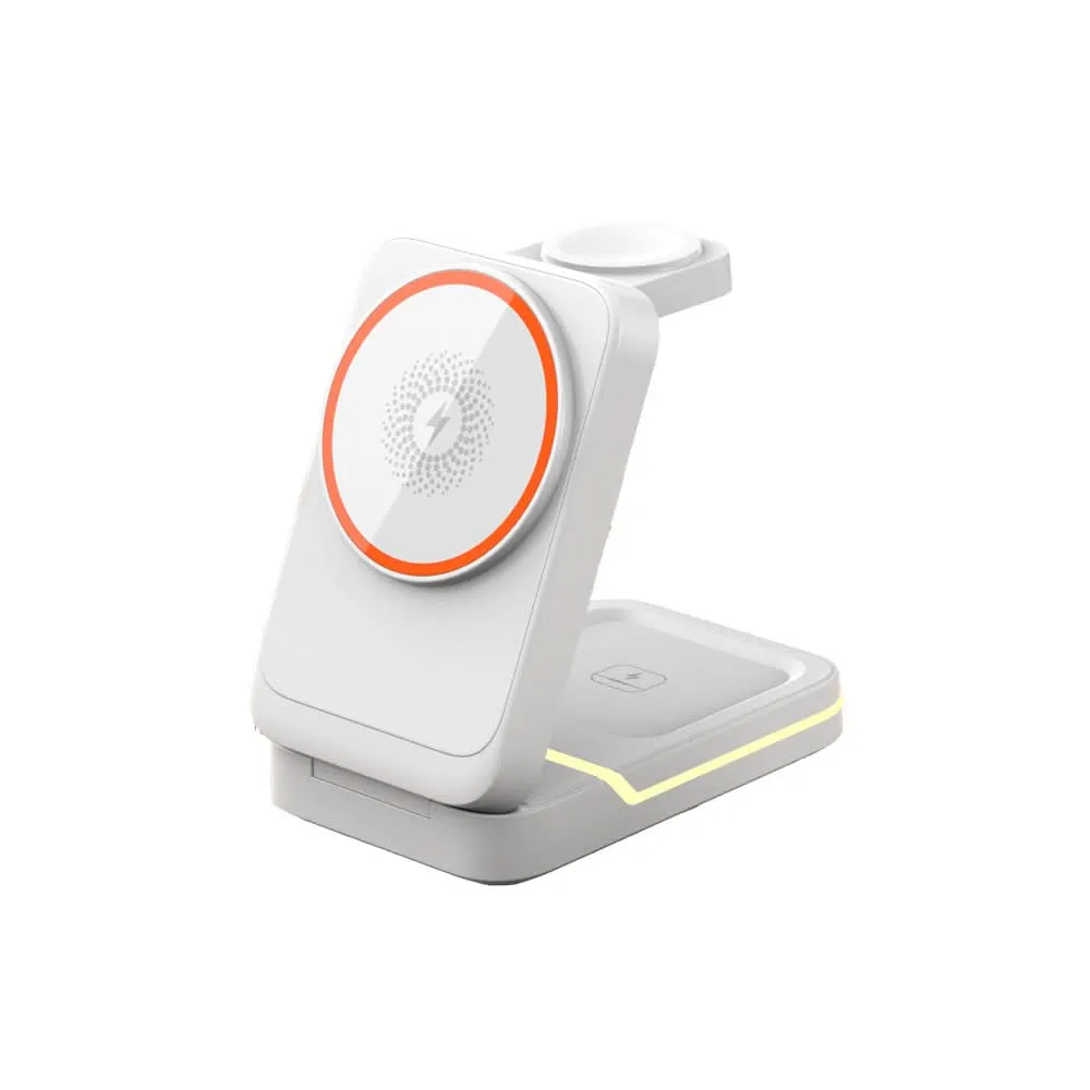 3-in-1 Foldable Wireless Charging Stand - Fast Charging Station