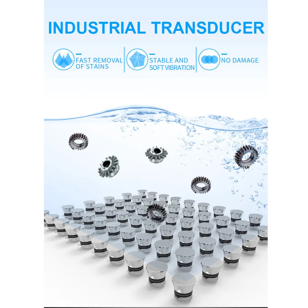 3.2L Digital Ultrasonic Cleaner | Jewelry & Parts Cleaning | Ultra Sonic Bath with Degas Function