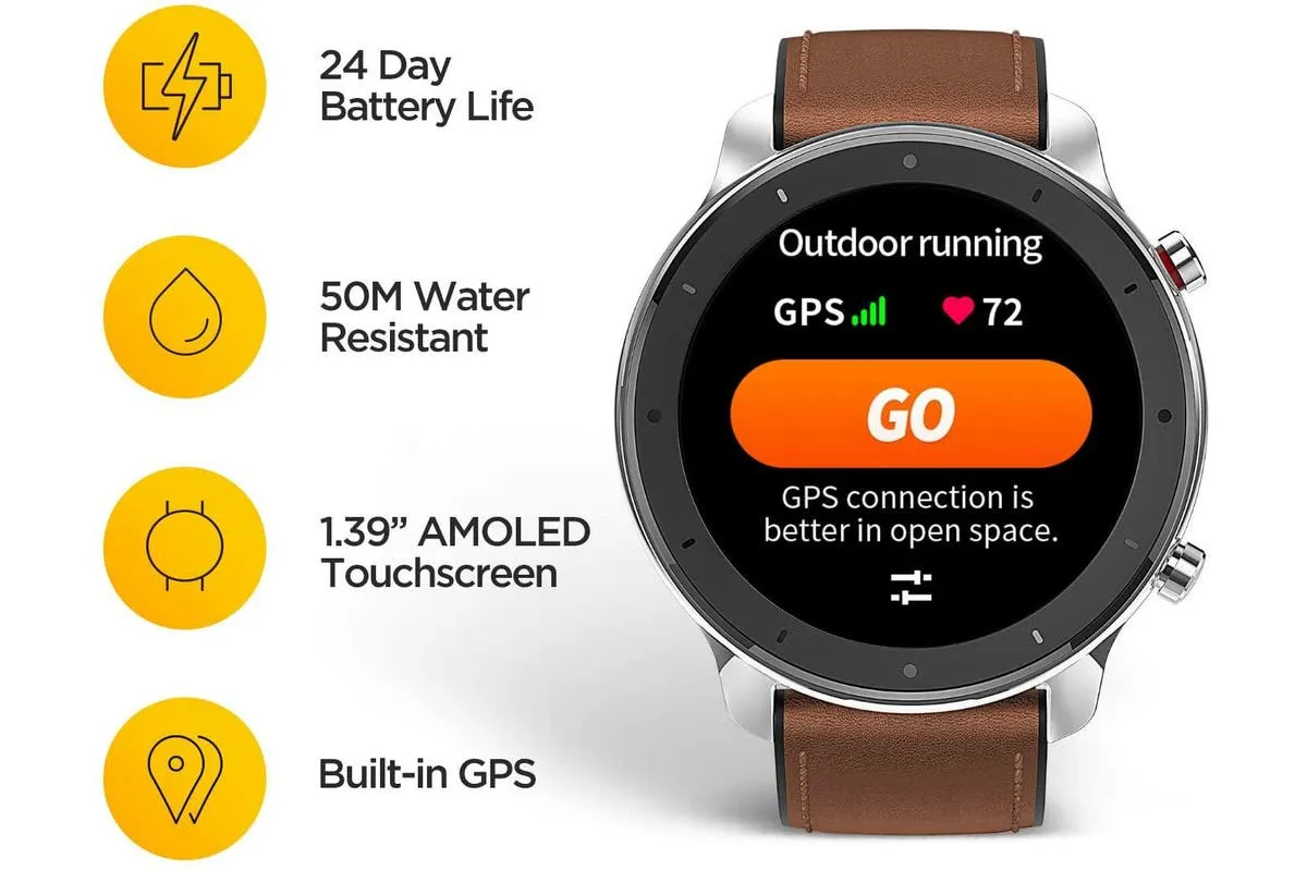 Amazfit GTR Lite 47mm Aluminium Alloy Smart Watch
