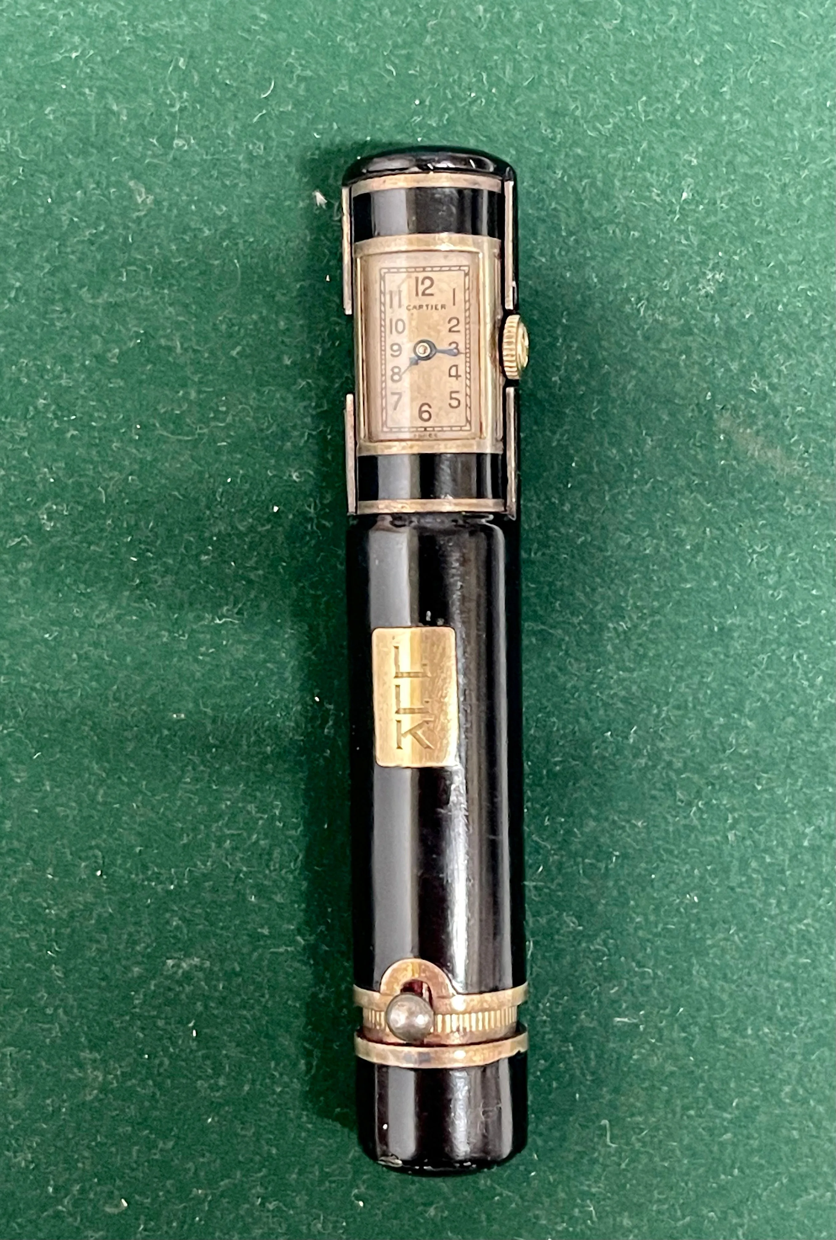 AMAZING 1940's Very Rare Collectible Cartier Lipstick/Watch - $70K APR w/ COA!!!