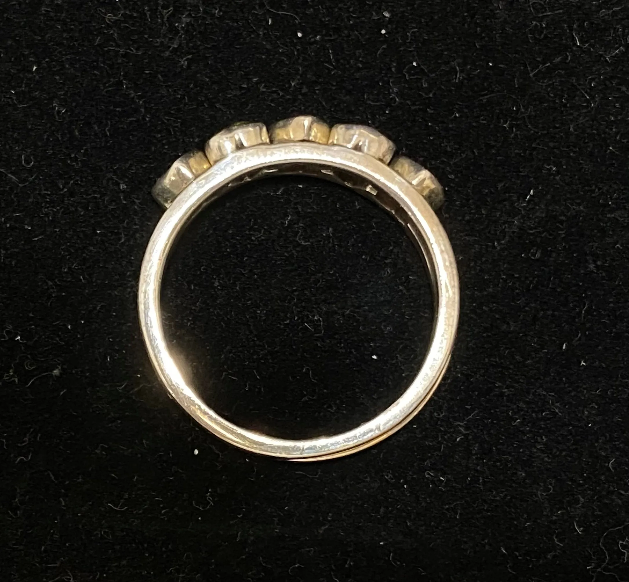 Amazing Sterling Silver with Amethyst, Peridot, Aquamarine, Citrine, & Tourmaline Double Ring - $1.5K Appraisal Value w/CoA}