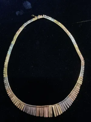 Amazing Tri-Color 18K Yellow/White/Rose Gold - $10K Appraisal Value w/ CoA! }