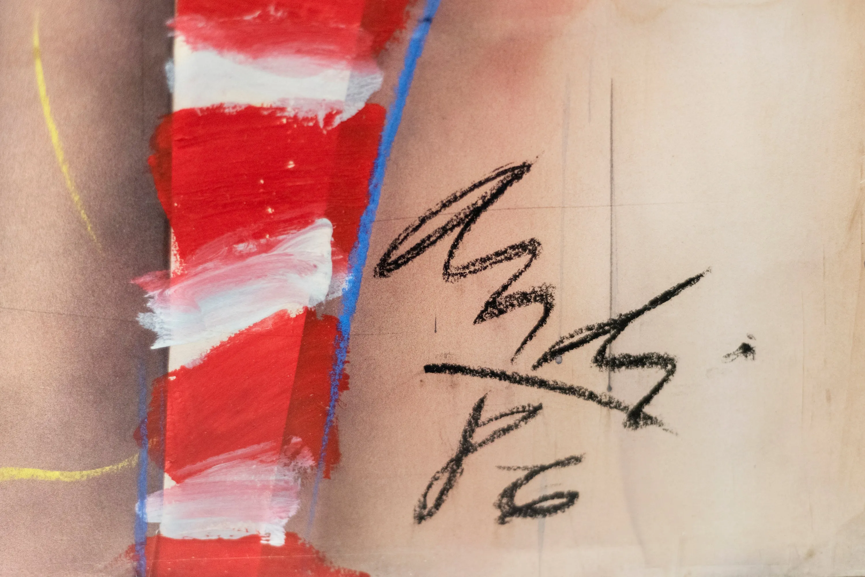 Andi, 'Bruce Springsteen, Signed Mixed Media on Paper, 1986 - CoA - & $30K APR Value! *