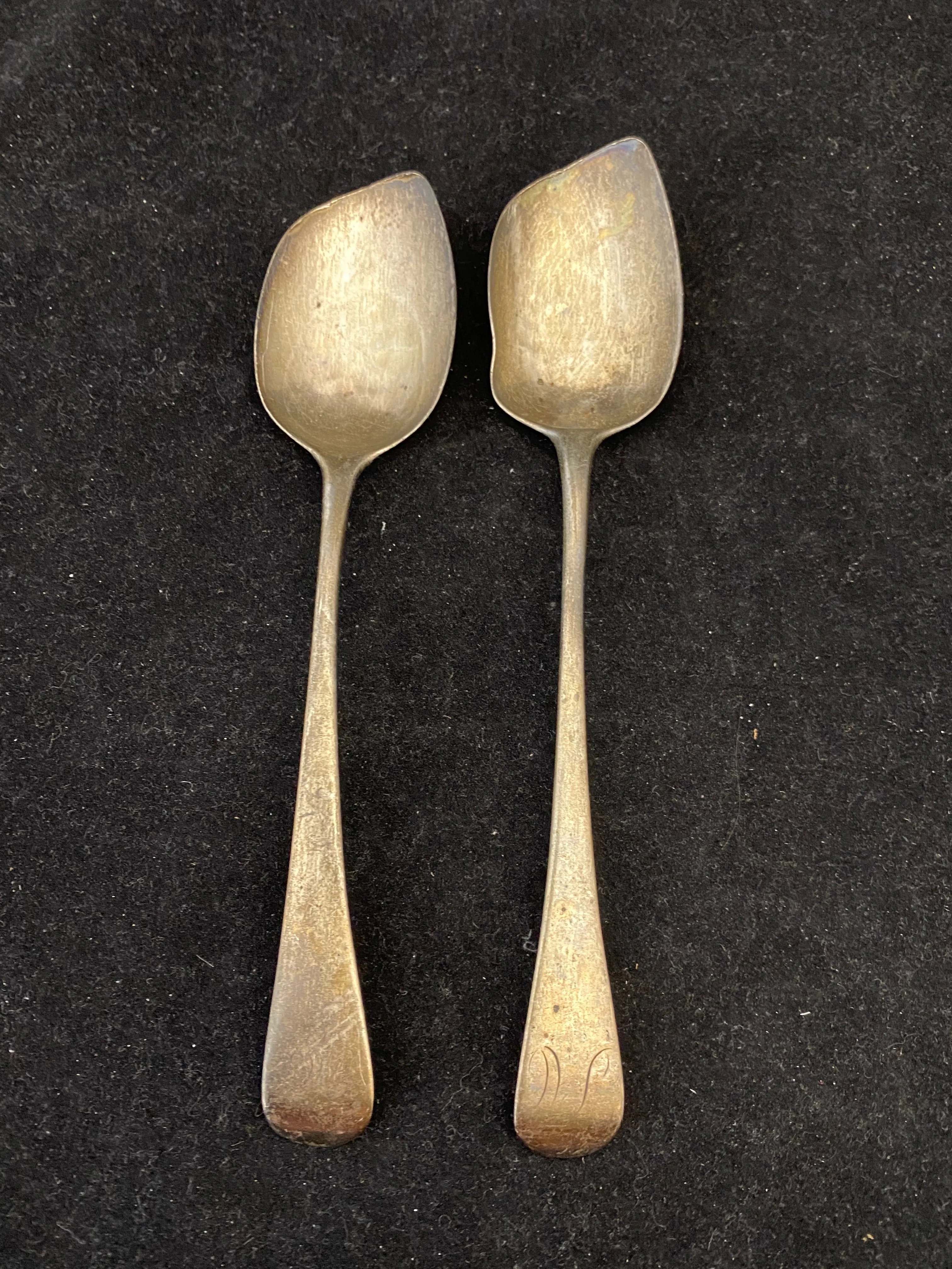 Antique Assorted Silver Plate Serving Spoons - $1.2K APR Value w/ CoA