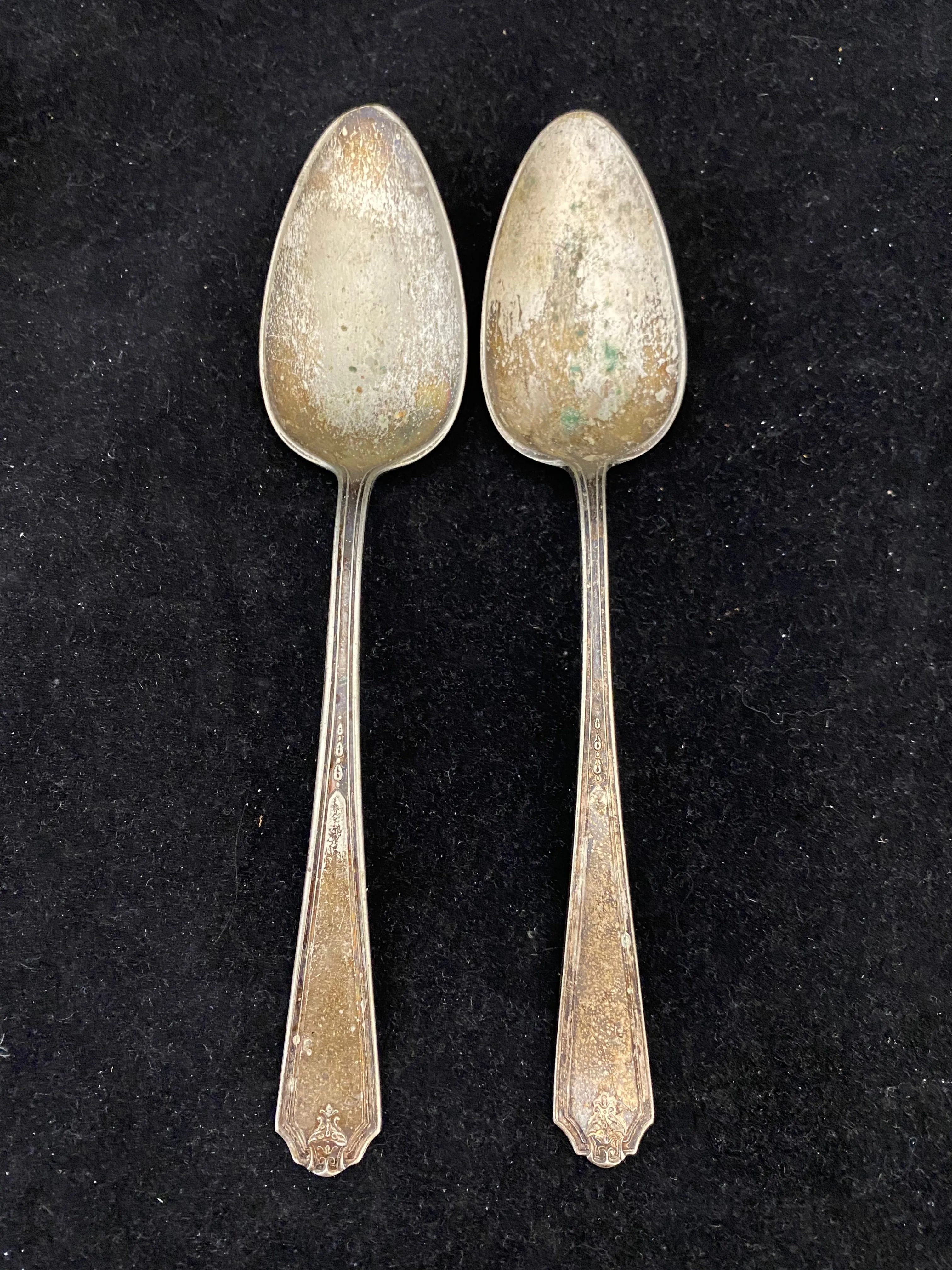 Antique Assorted Silver Plate Serving Spoons - $1.2K APR Value w/ CoA