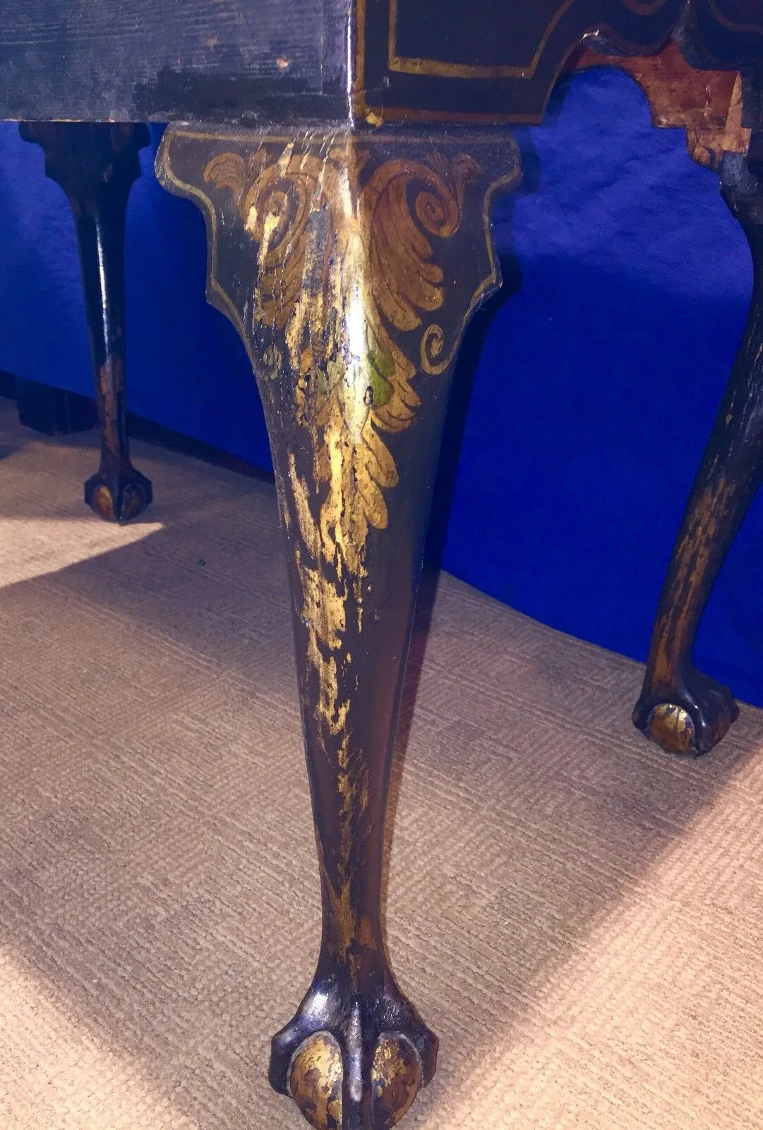 Antique Chinoiserie Wooden Desk Chippendale Style c. 1800s - Apr Value: $80K!*
