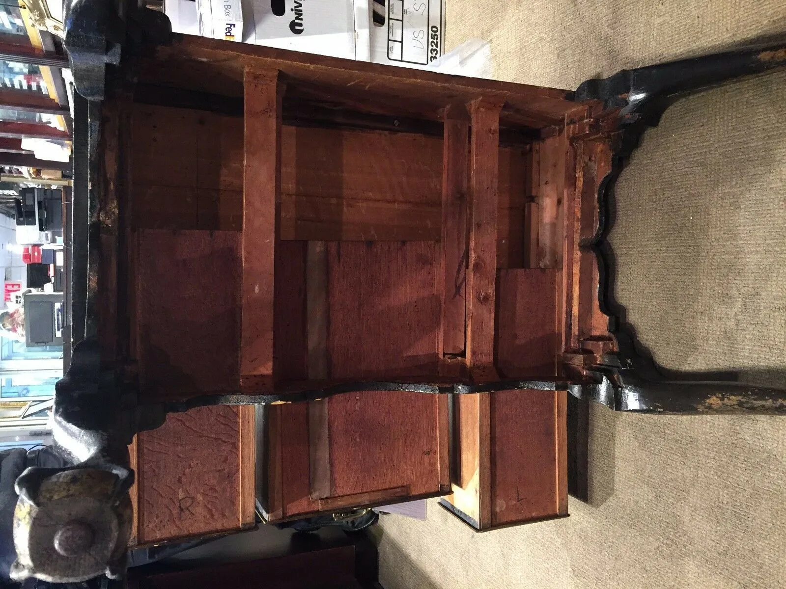 Antique Chinoiserie Wooden Desk Chippendale Style c. 1800s - Apr Value: $80K!*