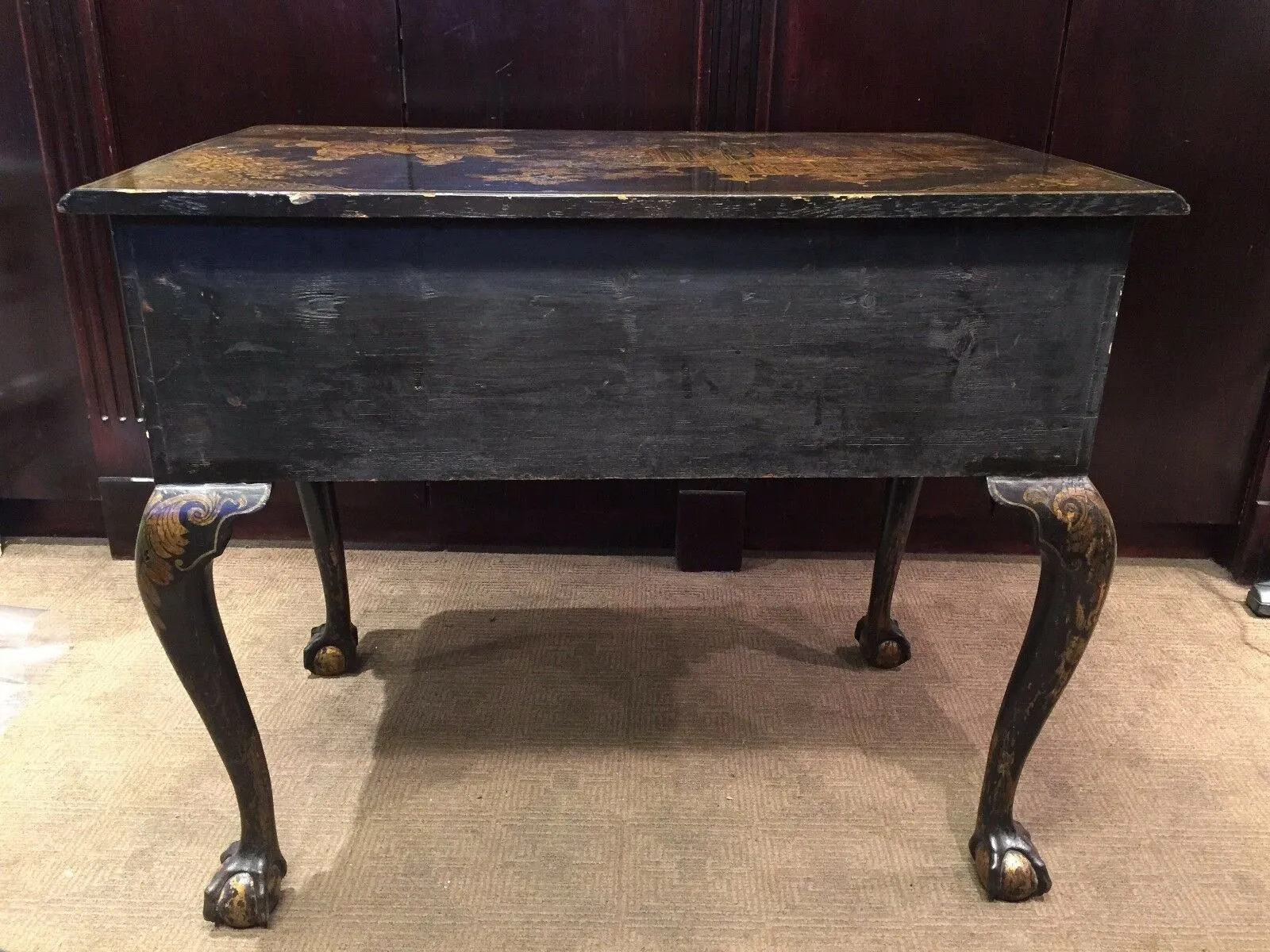 Antique Chinoiserie Wooden Desk Chippendale Style c. 1800s - Apr Value: $80K!*
