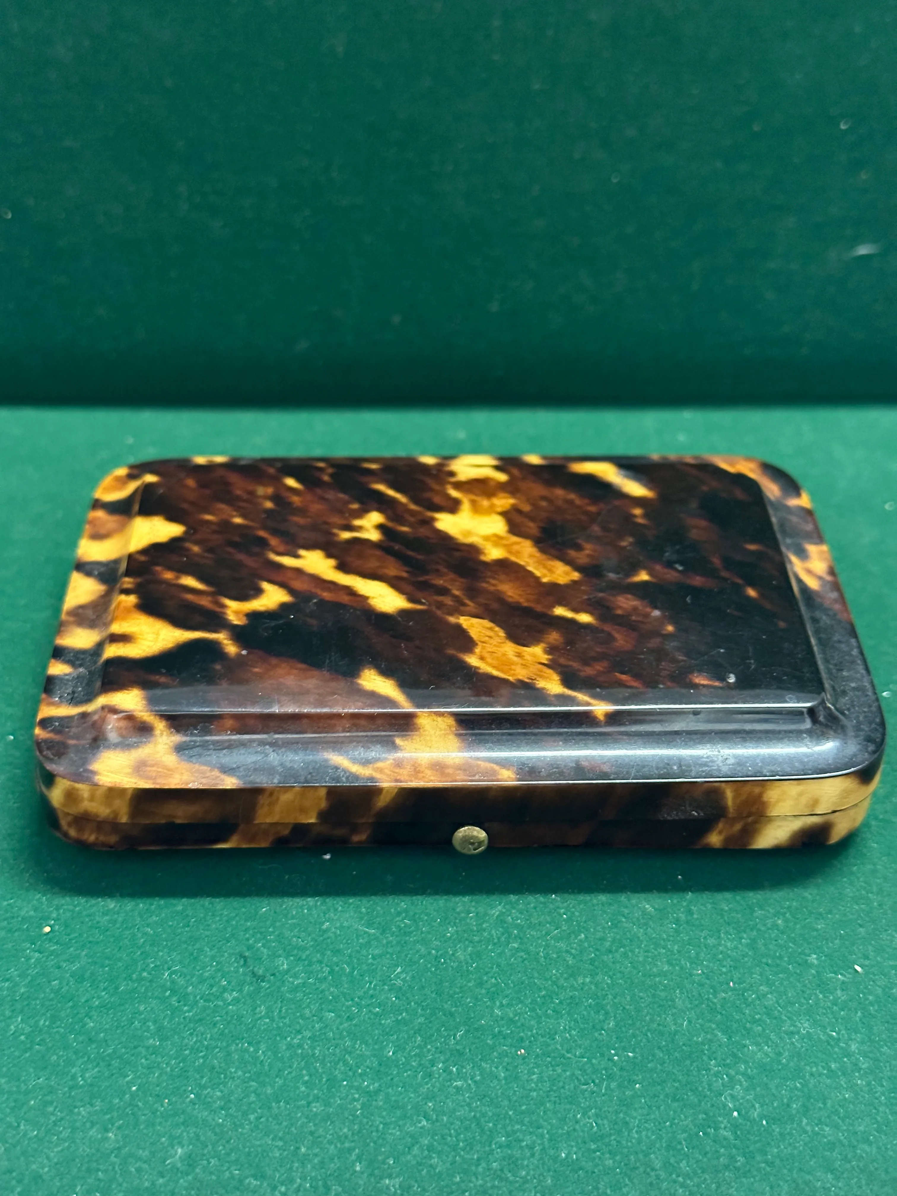 Antique Jewelry Tortoise Shell Design And Silver Unique Pattern - $3K APR w/ CoA