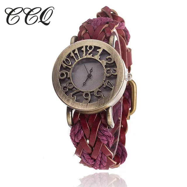 Antique Leather Bracelet Watches