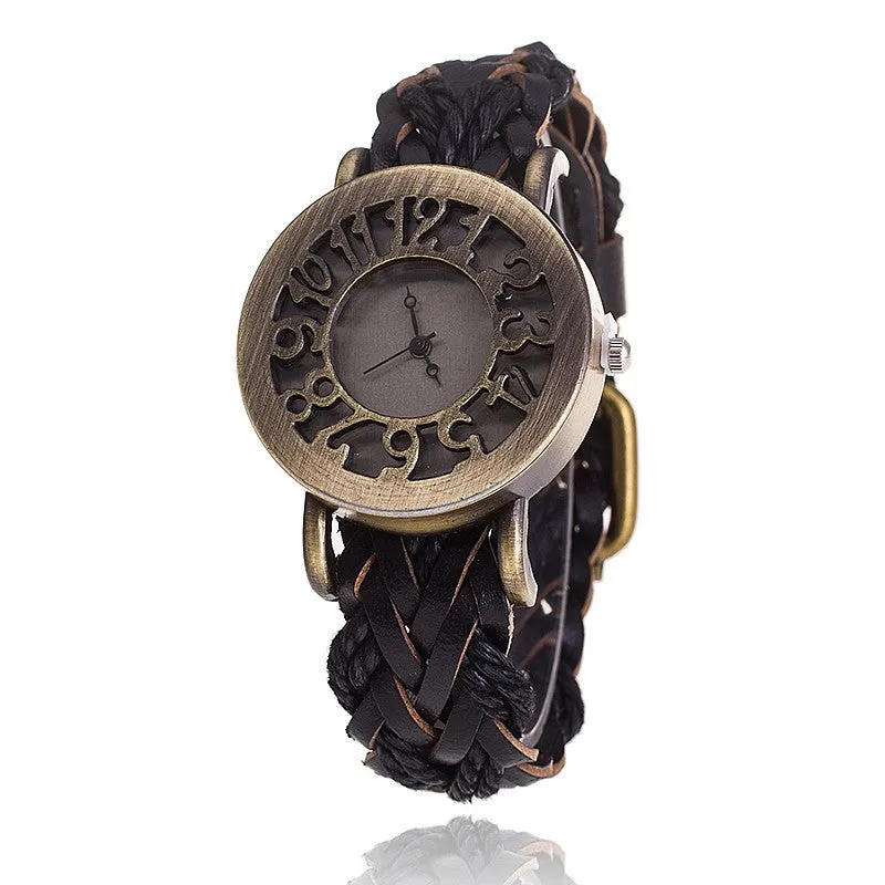 Antique Leather Bracelet Watches