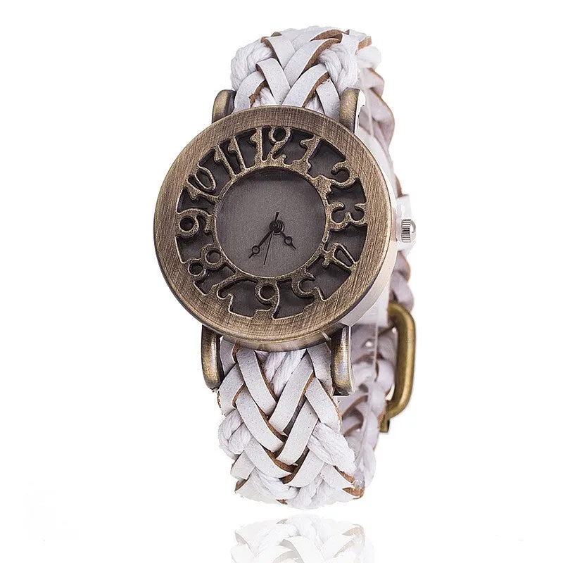 Antique Leather Bracelet Watches